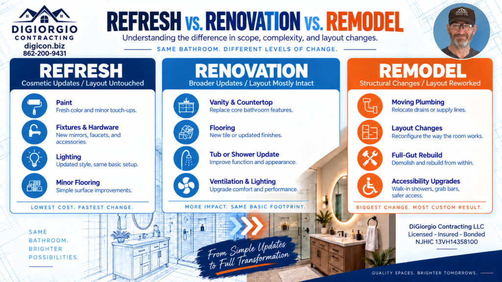 Refresh v reno v remodel